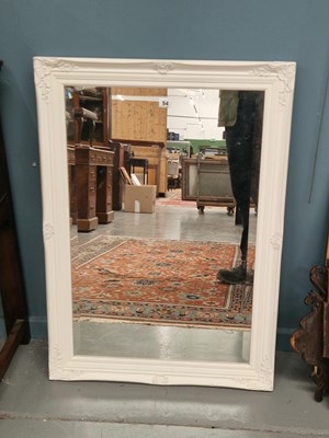 Lot 54 - A Victorian-style painted framed wall mirror