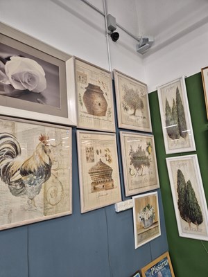 Lot 62 - A group of ten large decorative furnishing prints