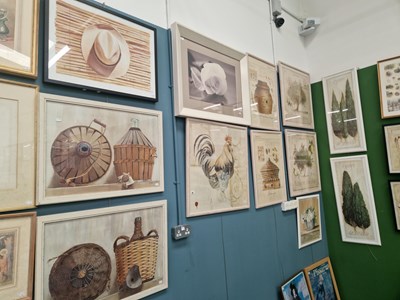 Lot 62 - A group of ten large decorative furnishing prints