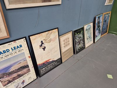 Lot 63 - A group of seven art exhibition posters