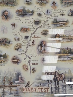 Lot 64 - Seven large decorative furnishing prints,...