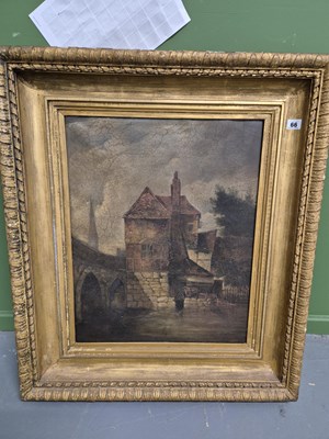 Lot 66 - 19th-century school, river bridge and...