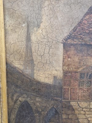 Lot 66 - 19th-century school, river bridge and...