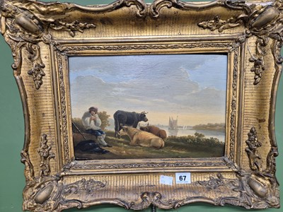 Lot 67 - Manner of Thomas Sidney Cooper, 19th century,...