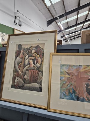 Lot 75 - Jiri Borsky (b 1945) 'The Village Trio',...