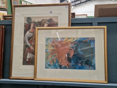 Lot 75 - Jiri Borsky (b 1945) 'The Village Trio',...