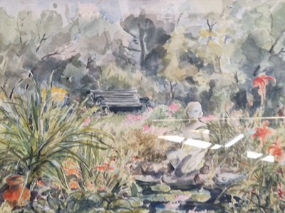 Lot 77 - Three watercolours and a pastel study of dogs