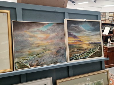 Lot 78 - Geoff Johnson, 'Mist on the Severn estuary',...