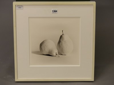Lot 1364 - Juliette Foy (20th century), 'Two White Pears',...