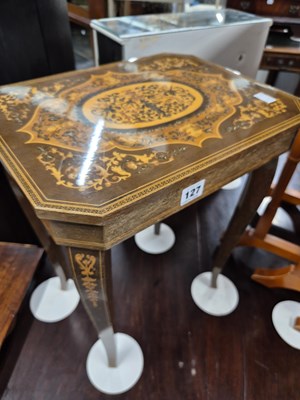 Lot 127 - An Italian sewing box