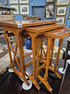 Lot 156 - A nest of three tables