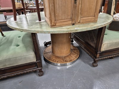 Lot 168 - An impressive bespoke painted top and pine...