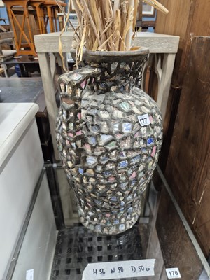 Lot 177 - A mosaic decorated vase