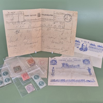 Lot 12 - From the age of the penny post… A characterful...