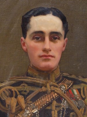 Lot 1384 - Harold Speed (1872-1957), a head and shoulders...