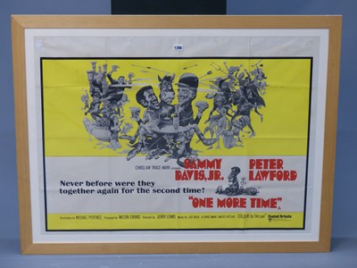 Lot 1398 - A film poster for 'One More Time' starring...