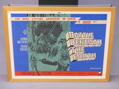 Lot 1404 - A film poster for 'Battle Beneath the Earth'...