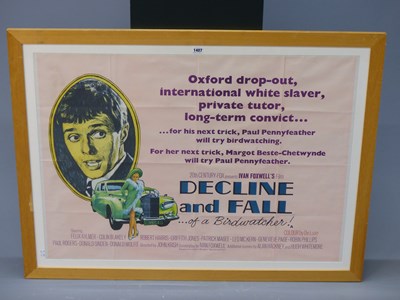 Lot 1407 - A film poster for 'Decline and Fall of a...