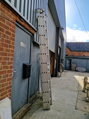 Lot 939 - A Youngman 200 ten rung/ three section...