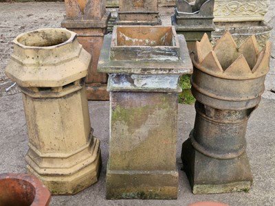 Lot 962 - A variety of three different designed chimney...