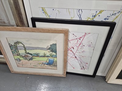 Lot 187 - J Lynch-Watson 'A Garden Deckchair',...