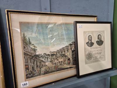 Lot 193 - Three 18th century prints