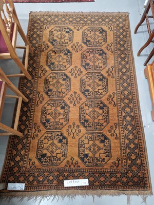 Lot 1456 - An Afghan Bokhara rug 210 × 126cm