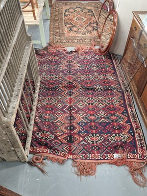 Lot 1481 - An antique Tribal Kelim rug 221 × 161cm