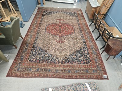 Lot 1496 - An antique Persian Bidjar carpet 550 × 326cm