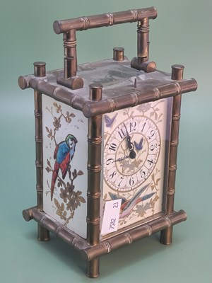 Lot 1450 - A fine late 19th century carriage clock signed...