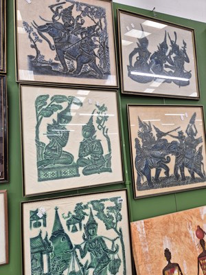 Lot 248 - Five Indonesian pictures