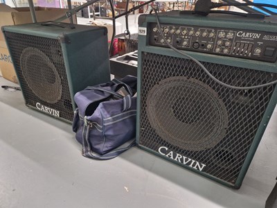 Lot 929 - A Carvin AG1000 acoustic guitar amplifier with...