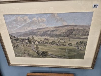 Lot 307 - R J M Dupont, 'A Farm in Kent', watercolour,...