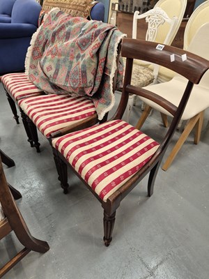 Lot 309 - Three 19th century dining chairs