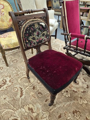 Lot 318 - A Victorian nursing chair
