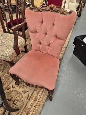 Lot 320 - A French-style nursing chair