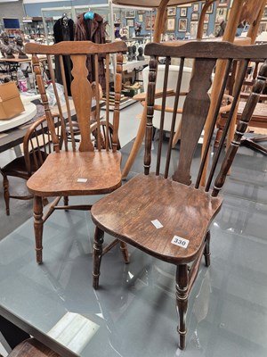 Lot 330 - A pair of child's chairs