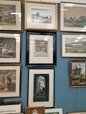 Lot 343 - A pencil signed Cecil Aldin print, a pencil...