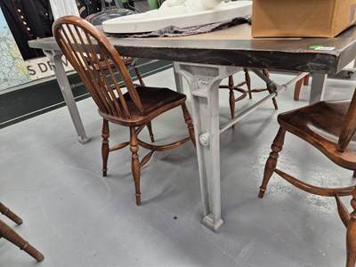 Lot 353 - A 'Grange 1904' designer desk/table with cast...