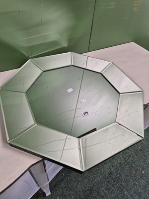 Lot 376 - An octagonal wall mirror