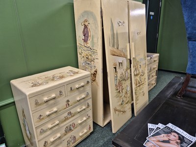 Lot 386 - An early 20th-century child's nursery bedroom...