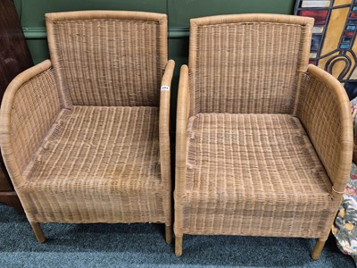 Lot 394 - A pair of conservatory chairs