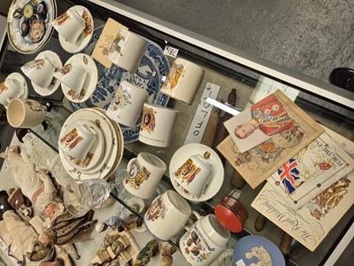 Lot 781B - Commemorative china, etc.