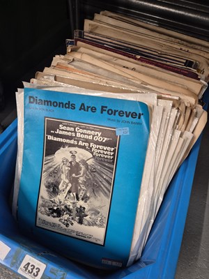 Lot 433 - A quantity of music scores etc.