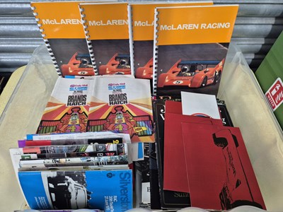 Lot 435 - A collective lot of motor racing ephemera