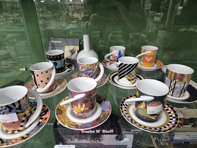 Lot 446 - A set of Rosenthal coffee cups and saucers, etc.