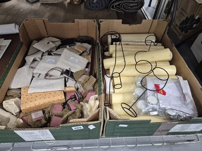 Lot 465 - Two boxes of  new old stock ornaments and candles