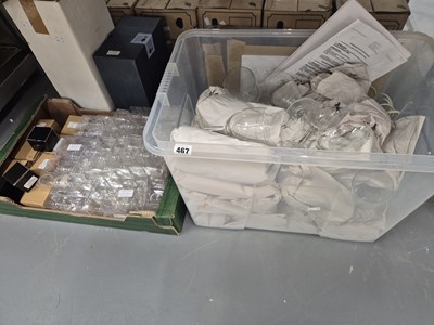 Lot 467 - A quantity of drinking glassware, etc.