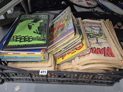 Lot 471 - A collection of vintage comics, etc.