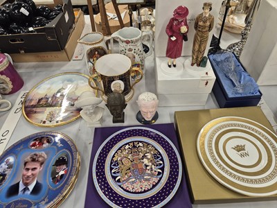 Lot 490 - Two Royal Doulton commemorative figures,...